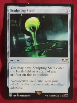 1x Sculpting Steel NM-Mint, English Commander: Universes Beyond: Warhammer 40,00 - Image 1