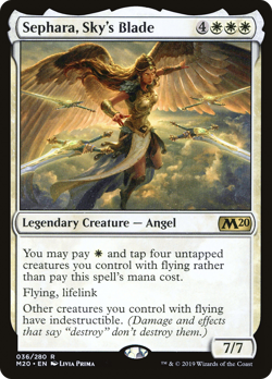 Sephara, Sky's Blade #36 (MP) Core Set 2020 M20 Magic MTG - Image 1