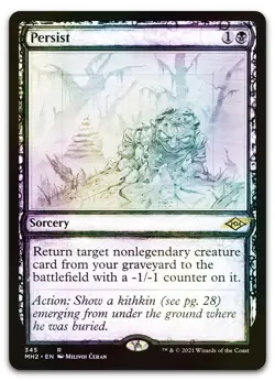 Persist (Showcase) #345 (Foil) (NM) Modern Horizons 2 MH2 Magic MTG - Image 1