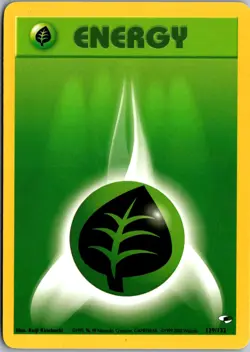 Grass Energy Common Gym Heroes 129/132 NM Pokemon - Image 1