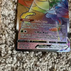 Pokemon TCG Orbeetle VMAX Vivid Voltage Ultra Rare Card 186/185 RAINBOW - Image 3