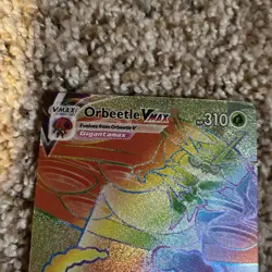 Pokemon TCG Orbeetle VMAX Vivid Voltage Ultra Rare Card 186/185 RAINBOW - Image 4