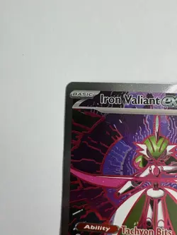 Pokemon Iron Valiant ex 157/131 PR EN Special Illustration Rare Full Art Holo C… - Image 5