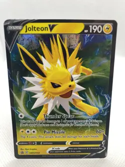 Jolteon V SWSH151 Black Star Promo Ultra Rare Pokemon TCG NM/MINT - Image 1