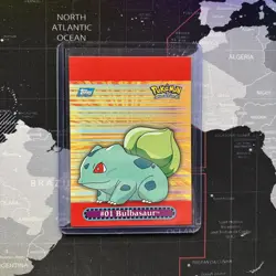 Bulbasaur - 2000 Topps Pokemon TV Animation Edition - Pop-Up #8 - BLUE LABEL - Image 1