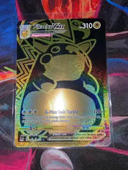 Pokemon Pikachu TCG Lost Origin VMAX Gold Holo Card TG29/TG30 2022 Secret Rare - Image 1