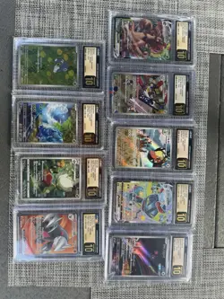pokemon cards graded Lot Of 9 CGC PRISTINE 10 - Image 1