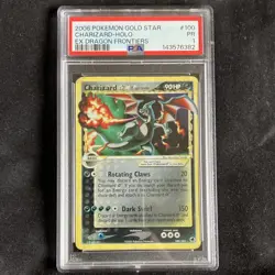 Pokemon Charizard Star Gold Star Holo EX Dragon Frontiers #100/101 PSA - Image 2