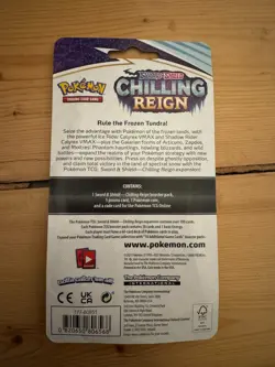 Pokemon Chilling Reign Single Blister Pack with MORPEKO Promo - New & Sealed - Image 2