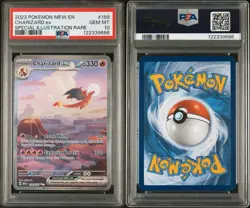 Charizard EX #199 PSA 10 Gem Mint Pokemon Holo Scarlet & Violet 151 Series - Image 3