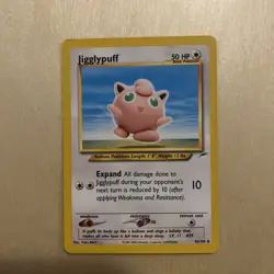 Jigglypuff 44/105 Ex/NM 1st Edition Neo Destiny Common Pokemon - Image 1