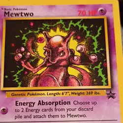 Pokemon TCG Mewtwo 14/53 Wotc Promo 70 HP Psyburn Regular Wizards 1999 English - Image 4