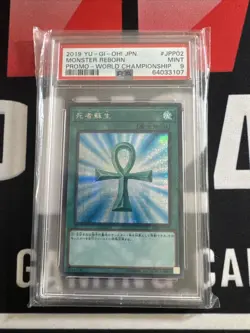PSA 9 Monster Reborn 2019-JPP02 World Championship 2019 Promo Yu-Gi-Oh! - Image 1