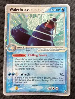 Pokemon TCG Walrein EX Power Keepers Holo Card 99/108 EX Rare - Image 1