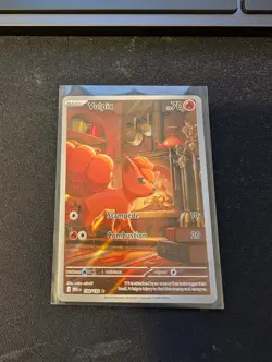 Vulpix 138/132 Me01: Mega Evolution Holo Pokemon Card NM Condition - Image 1