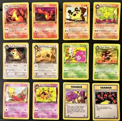 Team Rocket Dark Pokemon Lot | ALL 1st Edition 12 Cards in NM Condition! - Image 1