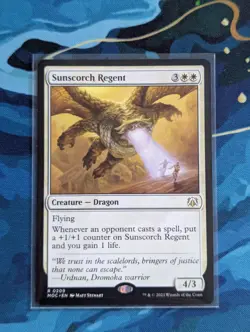 MTG Sunscorch Regent - NM - March of the Machine - Image 1