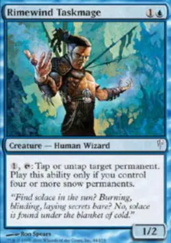 4x Rimewind Taskmage NM-Mint, English ColdSnap MTG Magic - Image 1