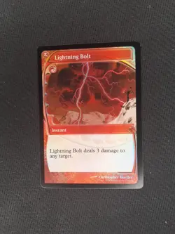Lightning Bolt - Future Sight Foil - Secret Lair - MTG - Free Postage - Image 1