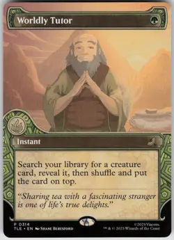 MTG Worldly Tutor (Showcase) Normal NM Avatar: The Last Airbender: Magic 314 - Image 1