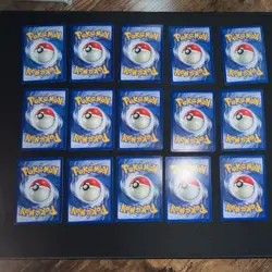 15 Pokemon Base Set Shadowless Unlimited Lot – MP – No Duplicates – Vintage WOTC - Image 2