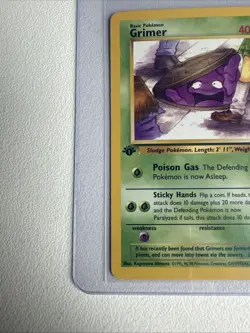 Grimer 57/82 Team Rocket 1st Edition WOTC Vintage Pokemon - Image 2