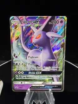 Pokemon TCG Espeon GX SM35 Sun And Moon Black Star Promo - Image 1