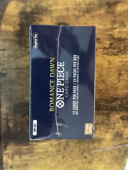 One Piece EN OP-01 Romance Dawn Blue Bottom Booster Box Sealed w/ Acrylic Case - Image 4