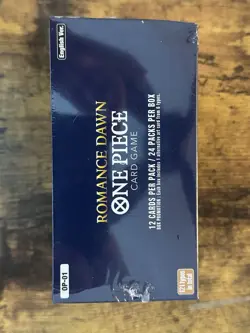 One Piece EN OP-01 Romance Dawn Blue Bottom Booster Box Sealed w/ Acrylic Case - Image 5