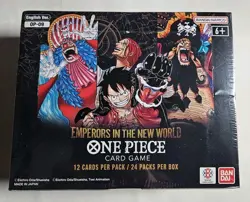 One Piece TCG English Booster Box OP-09 Emperors in the New World Sealed - Image 1