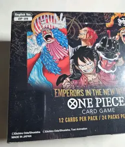 One Piece TCG English Booster Box OP-09 Emperors in the New World Sealed - Image 3