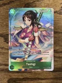 One Piece Tashigi Extra Booster Heroines Rare Holo EB03-018 Alt Art - Image 1