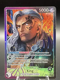 King Op08-057 Leader One Piece Two Legends Alt Art Foil English - Image 1
