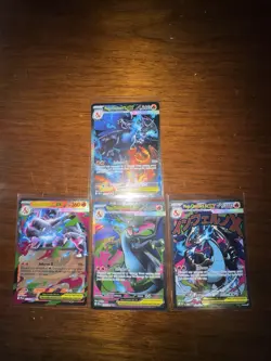 Pokemon TCG Holo Card Lot Mega Charizard X SIR EX 4 Cards English MINT - Image 1