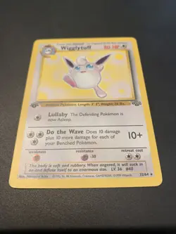 Wigglytuff Pokemon Card 1st Edition Jungle Non-Holo 32/64 - Image 1