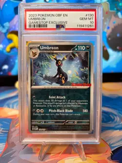 PSA 10 Umbreon - (GameStop Exclusive Stamped) 130/197 Pokemon Card - Image 1