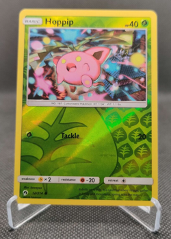 Pokemon TCG Hoppip 12/214 Reverse Holo Basic Common card - Image 1