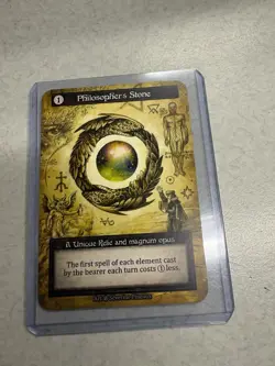 Sorcery Contested Realm Beta Philosopher's Stone Non-Foil Unique Card - Image 2