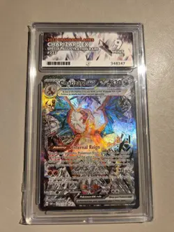 Pokemon TCG Charizard EX Card Obsidian Flames Ace 9 - Image 1