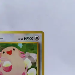 Chansey No.113 Lv.40 Quick Starter Gift Set Pokemon Card Old back Japanese 1998 - Image 3