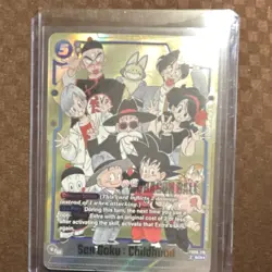 Bandai Dragon Ball Super Card Game Son Goku: Childhood SCR Foil FB03-119 - Image 1