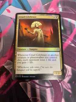 MTG - CRUEL CELEBRANT - FOIL - UNCOMMON - LP - WAR - Image 1