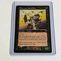 2000 Magic: The Gathering INVASION Phyrexian Battleflies FOIL 114/350 NM - Image 1