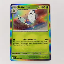 Butterfree 003/159 Holo Rare Journey Together Pokemon - Pack Fresh Near Mint NM - Image 1