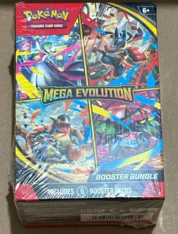 Pokemon TCG: Mega Evolution Booster Bundle (6 Booster Packs) FAST SHIP 🚚 - Image 1