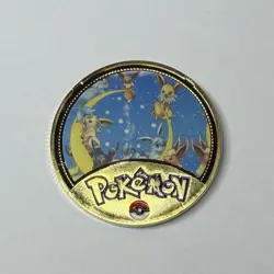 Pokemon Eeveelutions Premium High Quality Rare collectible Metal Gold Coin NM - Image 1