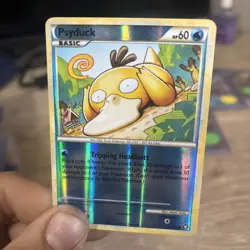 2010 Pokemon Psyduck 74/102 Triumphant Reverse Holo Rare Find - Image 3