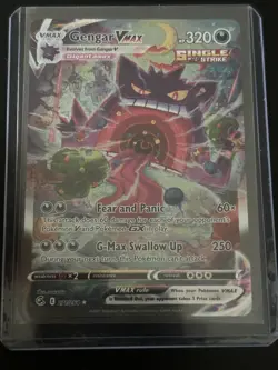 Pokemon Gengar VMAX Alternate Art Secret Rare Single Strike Fusion Strike 271/2… - Image 3