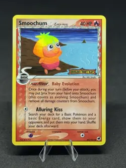 Pokemon Smoochum (Delta Species) 64/101 Dragon Frontiers Reverse Holo - Image 1