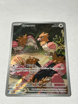 Spearow 151/132 Illustration Rare Mega Evolution Pokemon Near Mint - Image 1